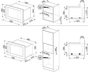 Встраиваемая микроволновая печь Smeg FMI120N2 фото 4 в Новосибирске