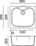 Мойка Смег LSE58AV фото 2 в Новосибирске Мойка Smeg LSE58AV фото 2 в Новосибирске