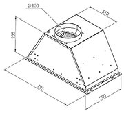 Вытяжка Zigmund Shtain K 003.71 B фото 2 в Новосибирске