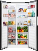 Отдельностоящий холодильник с инвертором Weissgauff WSBS 550 Built-in NoFrost Inverter Black фото 3 в Новосибирске