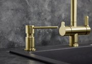 Дозатор для жидкого мыла Blanco Lato 527721 сатиновая платина фото 2 в Новосибирске
