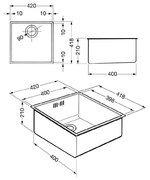 Мойка Smeg VSTQ40-2 фото 3 в Новосибирске