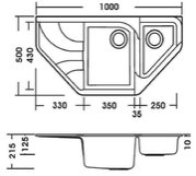 Мойка Смег LSE102P фото 2 в Новосибирске Мойка Smeg LSE102P фото 2 в Новосибирске