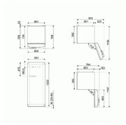 Холодильник Smeg FAB28LRD5 фото 3 в Новосибирске