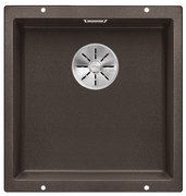 Мойка Бланко SUBLINE 400-U SILGRANIT отводная арматура InFino® кофе фото в Новосибирске Мойка Blanco SUBLINE 400-U SILGRANIT отводная арматура InFino® кофе фото в Новосибирске