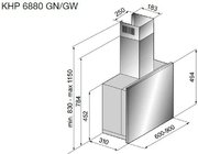 Вытяжка Korting KHP 6880 GN фото 2 в Новосибирске
