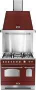 Вытяжка Lofra DOLCEVITA 90 RED BURGUNDY & CHROME фото 4 в Новосибирске