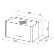 Вытяжка Faber THALIA WH CORIAN F60 фото 3 в Новосибирске
