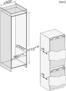 Встраиваемый холодильник Miele KFN 7744 C фото 3 в Новосибирске