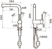 Смеситель Omoikiri TANIGAWA-SB C фото 2 в Новосибирске