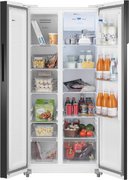 Отдельностоящий холодильник с инвертором Weissgauff WSBS 500 Inverter NoFrost White Glass фото 4 в Новосибирске
