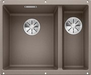 Мойка BLANCO SUBLINE 340/160-U Silgranit кофе, чаша слева Мойка BLANCO SUBLINE 340/160-U Silgranit кофе, чаша слева