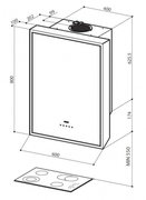 Вытяжка Faber Titano EG8 X/BK A60 фото 3 в Новосибирске