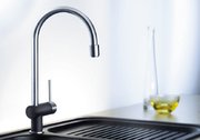 Смеситель Бланко FILO-S chrome Silgranit антрацит фото 3 в Новосибирске Смеситель Blanco FILO-S chrome Silgranit антрацит фото 3 в Новосибирске
