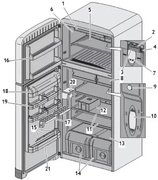 Холодильник Smeg FAB50XS фото 2 в Новосибирске