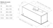 Встраиваемая вытяжка Pando EVO/780.11 INOX V.850 SEC фото 2 в Новосибирске