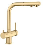 Смеситель Бланко FONTAS-S II 526694 золото фото в Новосибирске Смеситель Blanco FONTAS-S II 526694 золото фото в Новосибирске