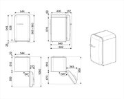 Холодильник Smeg FAB10RBL2 фото 3 в Новосибирске