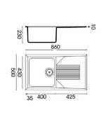 Мойка Smeg LSEQ861AV фото 2 в Новосибирске