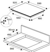 Варочная панель Bertazzoni P604IM2B2NE-20 фото 4 в Новосибирске