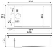 Мойка Омойкири Kinaru Pro 86-U/I WG Wind Green фото 4 в Новосибирске Мойка Omoikiri Kinaru Pro 86-U/I WG Wind Green фото 4 в Новосибирске
