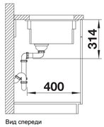 Мойка Бланко ETAGON 500-U SILGRANIT PuraDur темная скала фото 4 в Новосибирске Мойка Blanco ETAGON 500-U SILGRANIT PuraDur темная скала фото 4 в Новосибирске