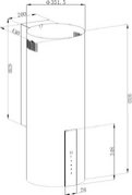 Вытяжка Korting KHC 35969 DW Cylinder фото 2 в Новосибирске
