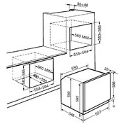 Духовой шкаф Smeg SFP140B фото 2 в Новосибирске