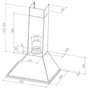 Вытяжка Faber SYNTHESIS HIP BK A60 PB фото 2 в Новосибирске