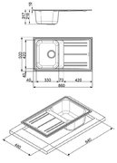 Мойка Смег LZ861AV2 фото 2 в Новосибирске Мойка Smeg LZ861AV2 фото 2 в Новосибирске