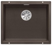 Мойка Бланко SUBLINE 500-U SILGRANIT отводная арматура InFino® кофе фото в Новосибирске Мойка Blanco SUBLINE 500-U SILGRANIT отводная арматура InFino® кофе фото в Новосибирске