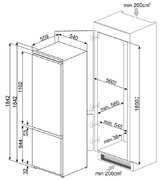 Холодильник Smeg C3180FP фото 2 в Новосибирске