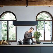 Вытяжка Falmec CIRCLE.TECH Levante 120 graphite glass фото 2 в Новосибирске