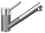 Смеситель Бланко Antas-S chrome/Silgranit алюметаллик фото в Новосибирске Смеситель Blanco Antas-S chrome/Silgranit алюметаллик фото в Новосибирске