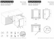 Винный шкаф Dunavox DAU-46.138B фото 4 в Новосибирске