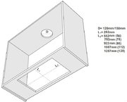 Встраиваемая вытяжка Pando EVO/780.11 INOX V.850 SEC фото 4 в Новосибирске