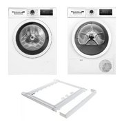 Bosch Serie 4 (стиральная машина WAN24200ME + сушильная машина WTN86201ME + монтажный элемент WTZ20410) Bosch Serie 4 (стиральная машина WAN24200ME + сушильная машина WTN86201ME + монтажный элемент WTZ20410)