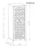 Винный шкаф La Sommeliere ECS80.2Z фото 2 в Новосибирске