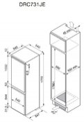 Встраиваемый холодильник De Dietrich DRC 731 JE фото 2 в Новосибирске