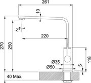 Смеситель Franke Crea хром фото 3 в Новосибирске