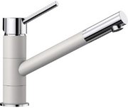 Смеситель Бланко Kano 525030 Silgranit белый фото в Новосибирске Смеситель Blanco Kano 525030 Silgranit белый фото в Новосибирске