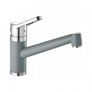 Смеситель Blanco ACTIS Сочетание материалов хром/керамика серый алюминий фото в Новосибирске