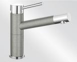 Смеситель Бланко Alta compact chrome/Silgranit жемчужный фото в Новосибирске Смеситель Blanco Alta compact chrome/Silgranit жемчужный фото в Новосибирске
