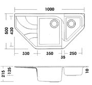 Мойка Смег LSE102A фото 2 в Новосибирске Мойка Smeg LSE102A фото 2 в Новосибирске