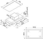 Встраиваемая вытяжка Smeg KSCB90XE фото 2 в Новосибирске