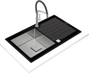 Врезная раковина Тека Diamond RS15 1B 1D 86 BLACK фото 2 в Новосибирске Врезная раковина Teka Diamond RS15 1B 1D 86 BLACK фото 2 в Новосибирске