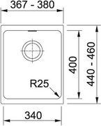 Мойка Франке KBG 110-34 ваниль фото 2 в Новосибирске Мойка Franke KBG 110-34 ваниль фото 2 в Новосибирске