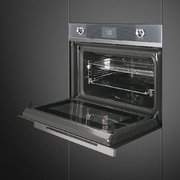 Комбинированный духовой шкаф с функцией СВЧ Smeg SF4102MCS фото 2 в Новосибирске