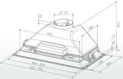 Встраиваемая вытяжка Faber INCA SMART C GR A70 фото 2 в Новосибирске
