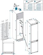 Встраиваемый холодильник Jacky`s JR BW1770 фото 3 в Новосибирске